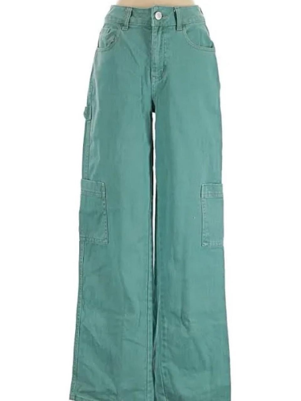 Full Tilt Teal Cargo Jeans Size 23